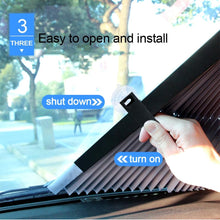 Load image into Gallery viewer, Retractable Car Windshield Sun Shade