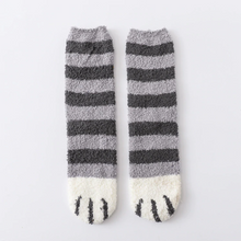 Load image into Gallery viewer, Winter Cat Claws Warm Sleep Floor Socks