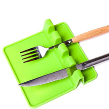 Load image into Gallery viewer, Silicone Spoon Rest Utensil Holder