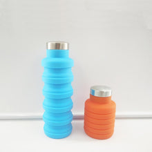 Load image into Gallery viewer, Collapsible Silicone Water Bottle
