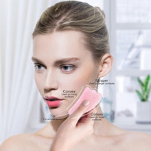 Load image into Gallery viewer, Jade Facial Roller with Gua Sha Stone
