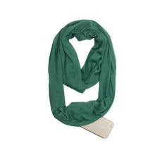 Load image into Gallery viewer, Infinity Scarf with Hidden Pocket