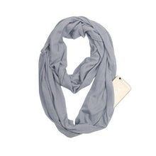 Load image into Gallery viewer, Infinity Scarf with Hidden Pocket