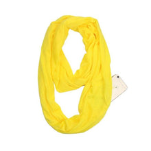 Load image into Gallery viewer, Infinity Scarf with Hidden Pocket