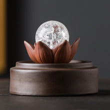 Load image into Gallery viewer, Led Crystal Ball Incense Burner
