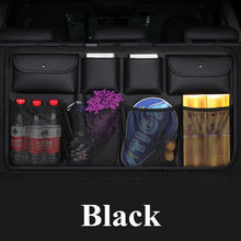 Load image into Gallery viewer, PU Leather Car Trunk Organizer