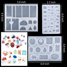 Load image into Gallery viewer, DIY Crystal Glue Jewelry Mold 83 Pcs Set