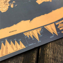 Load image into Gallery viewer, Scratch Off World Map Poster
